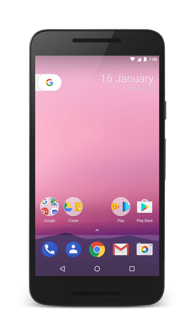 Android device running Android 7.1
